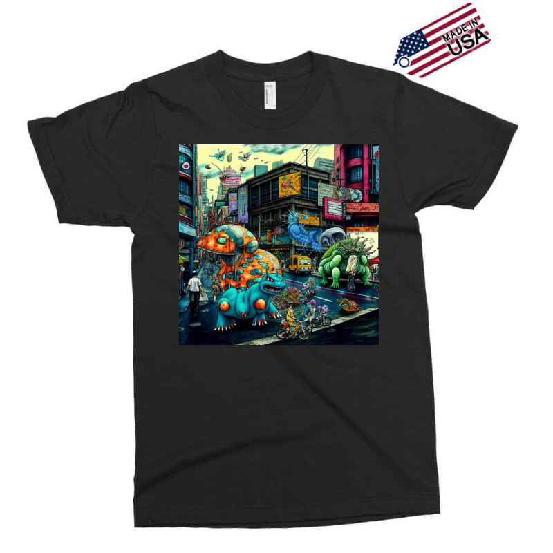 Cats Running In The City Exclusive T-shirt by TheDol | Artistshot