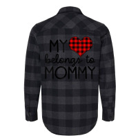 My Heart Belongs To Mommy Valentines Day Mom From Flannel Shirt | Artistshot