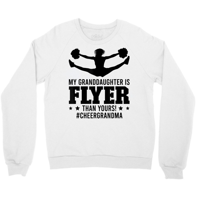 My Granddaughter Cheer Grandma Cheerleading Grandm Crewneck Sweatshirt | Artistshot