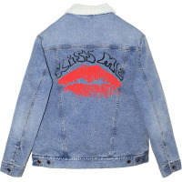 Kiss Me Vintage 80s Aesthetic Unisex Sherpa-lined Denim Jacket | Artistshot