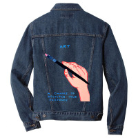 A Chance To Register Your Existence Men Denim Jacket | Artistshot