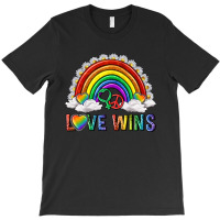 Love Wins With Daisy And Heart T-shirt | Artistshot