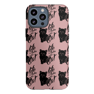 Life Is Better With A Cat Iphone 13 Pro Max Case Designed By Icang Waluyo