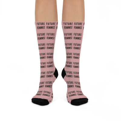 Future Feminist Crew Socks Designed By Godlovesabortion