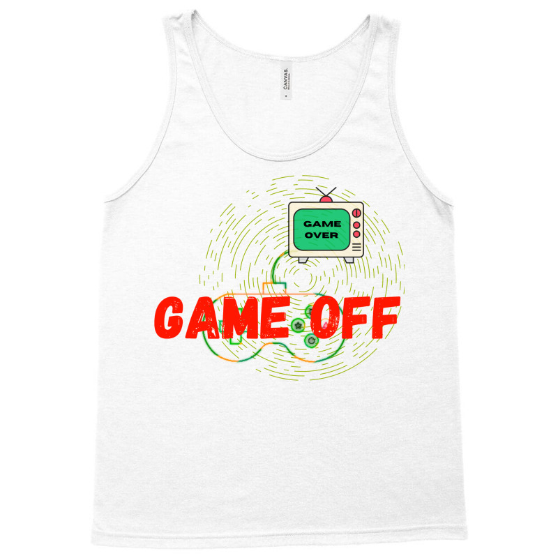 Game Off/game Over Illustration Tank Top by ellyas | Artistshot