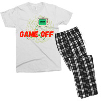 Game Off/game Over Illustration Men's T-shirt Pajama Set | Artistshot