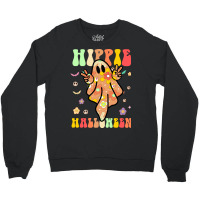 Hippie Halloween Shirt Retro Halloween Crewneck Sweatshirt | Artistshot