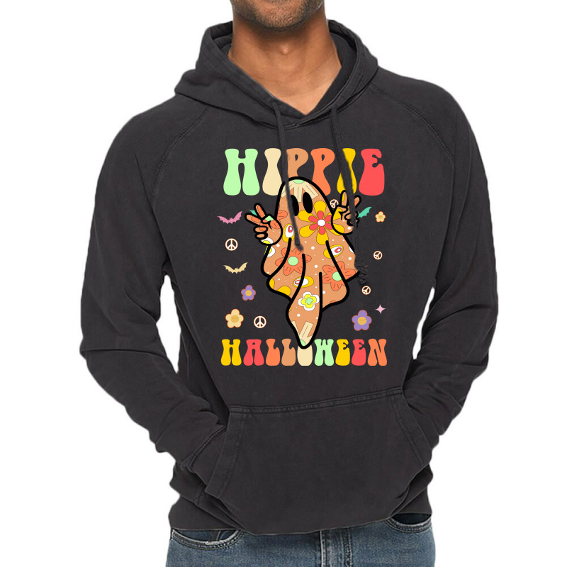 Hippie Halloween Shirt Retro Halloween Vintage Hoodie | Artistshot