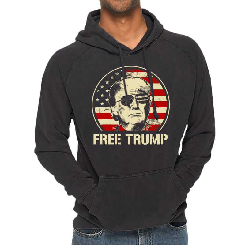 Free Donald Trump Trump 2024 To Save America Vintage Hoodie | Artistshot