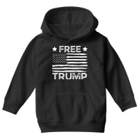 Free Trump Free Donald Trump Republican Support Youth Hoodie | Artistshot