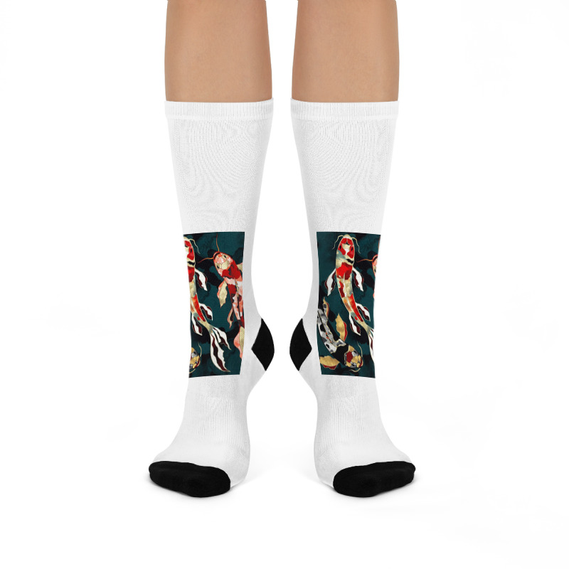 Metallic Koi Crew Socks | Artistshot