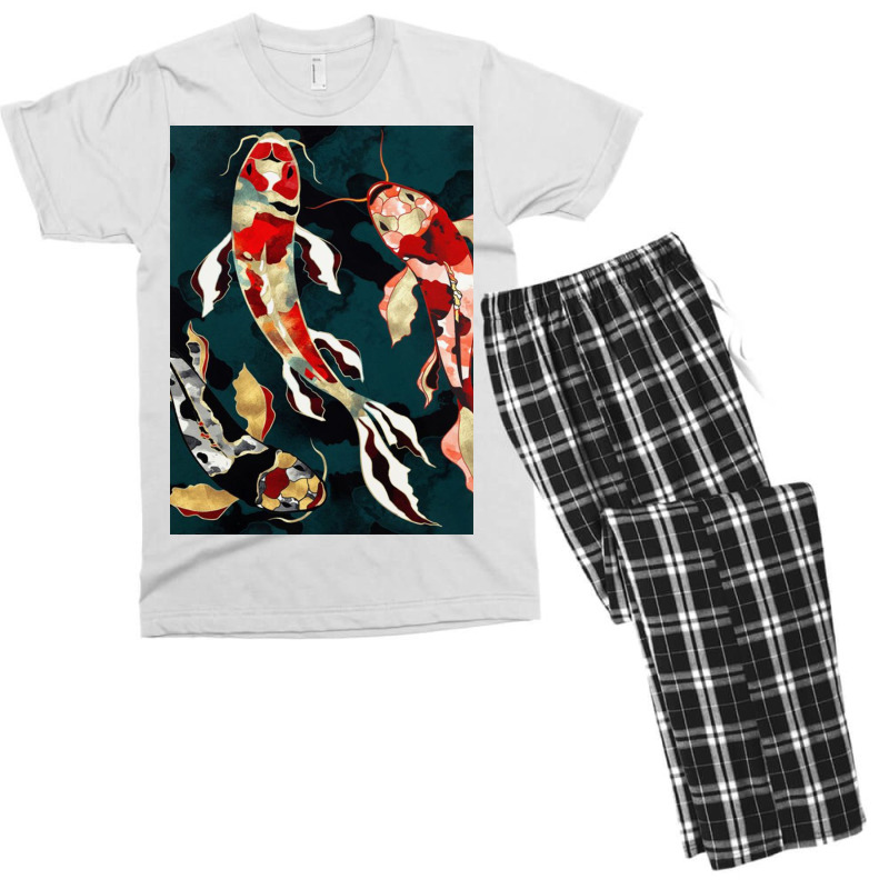 Metallic Koi Men's T-shirt Pajama Set | Artistshot