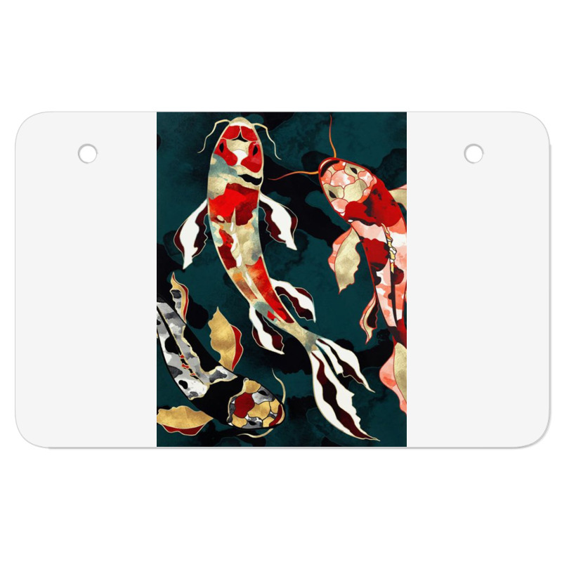 Metallic Koi Atv License Plate | Artistshot