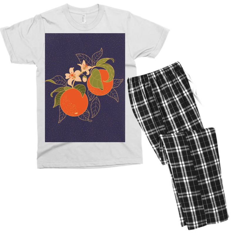 Orange Branch Men's T-shirt Pajama Set | Artistshot