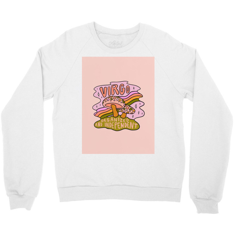 Virgo Mushroom Crewneck Sweatshirt | Artistshot