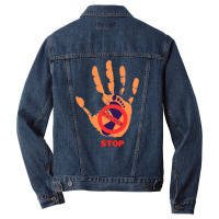 Stop Racism Men Denim Jacket | Artistshot