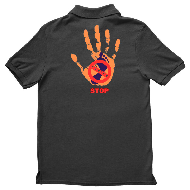 Stop Racism Men's Polo Shirt by ellyas | Artistshot