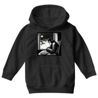 Black And White Gorilla Sitting Sleep Youth Hoodie | Artistshot