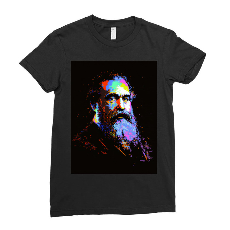 Claude Monet Ladies Fitted T-Shirt by rifkiarsen | Artistshot