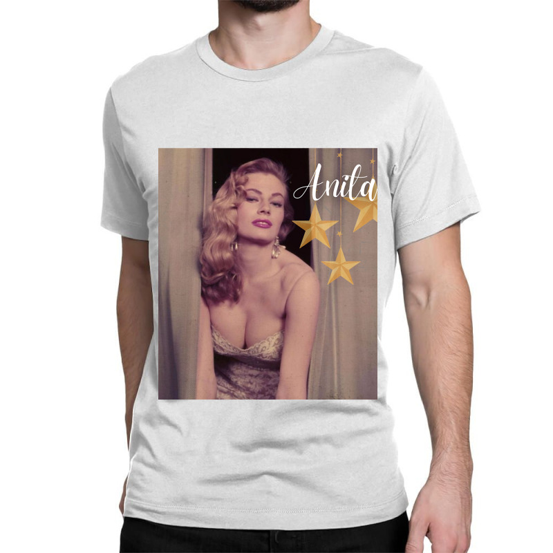 Anita Ekberg Classic T-shirt by ROBERT BRIDGES | Artistshot