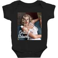 Anita Ekberg Baby Bodysuit | Artistshot