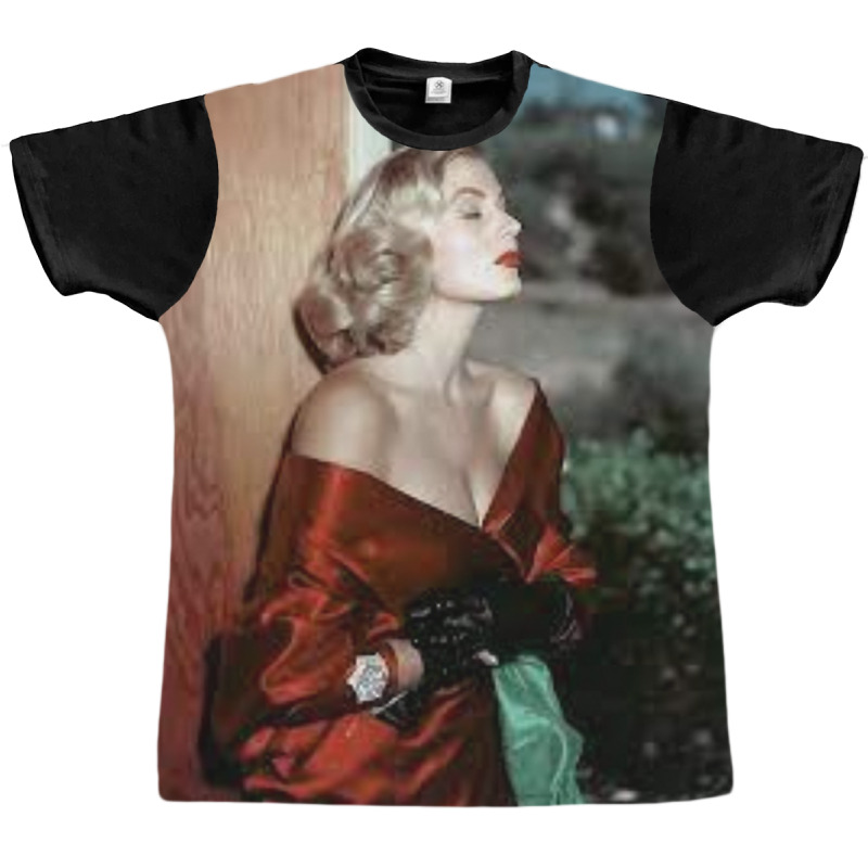 Anita Ekberg Graphic T-shirt by ROBERT BRIDGES | Artistshot