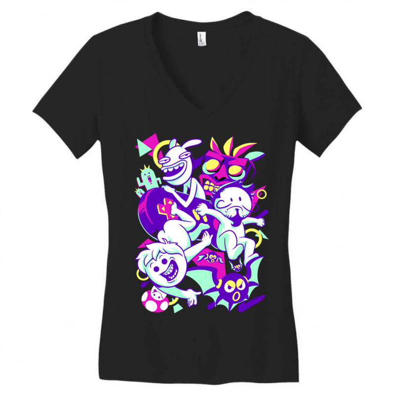 Oneyplays  (3) Women's V-Neck T-Shirt by RICHARD COLLI | Artistshot