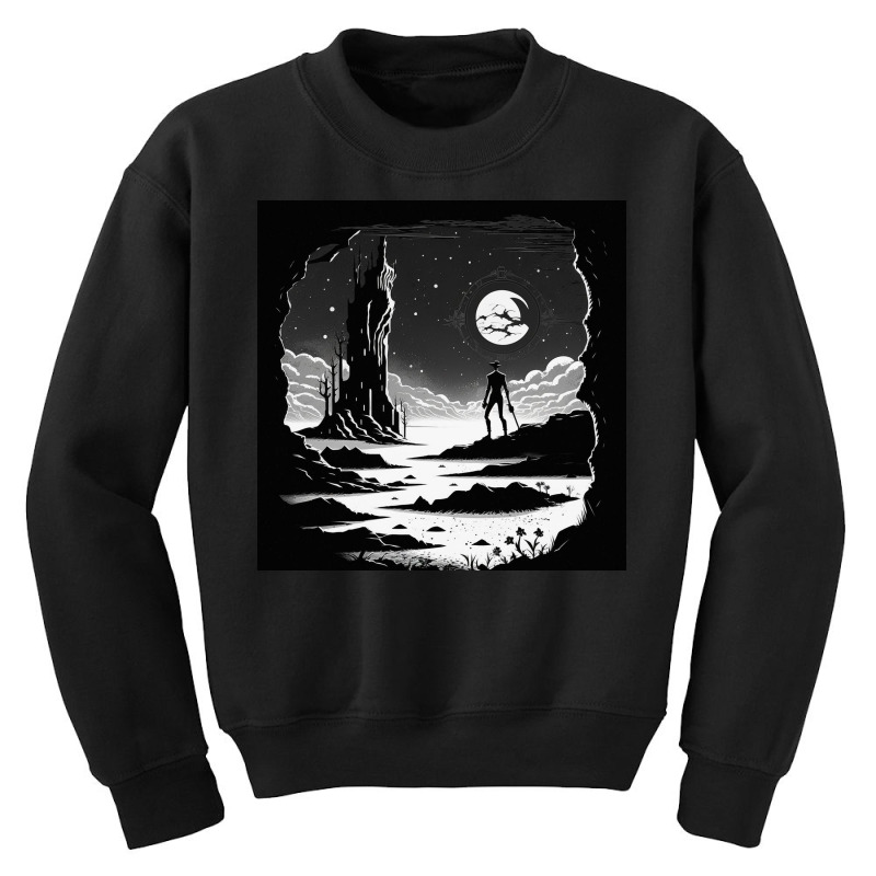 Boy In A Desolate Photography Youth Sweatshirt by TheDol | Artistshot