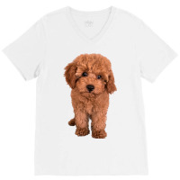 Ketchup Puppy V-neck Tee | Artistshot