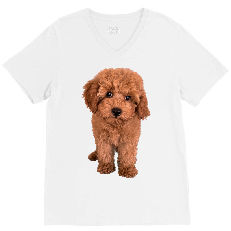 Ketchup Puppy V-neck Tee | Artistshot