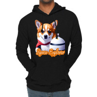 Corgi Astronaut Lightweight Hoodie | Artistshot