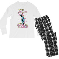 Sorry I Was Saving The Universe Men's Long Sleeve Pajama Set | Artistshot