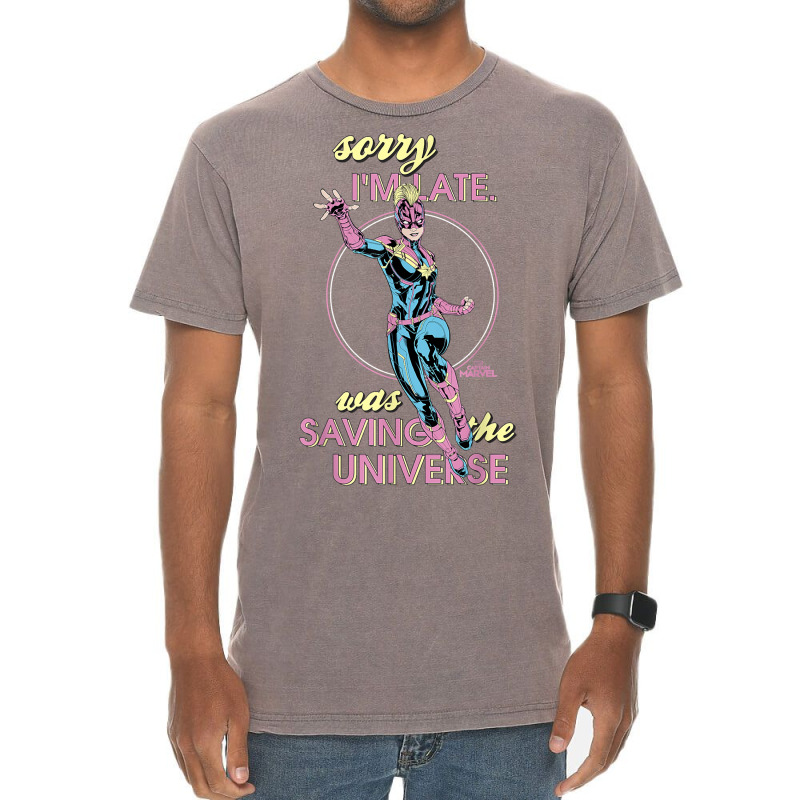 Sorry I Was Saving The Universe Vintage T-Shirt by tpimpflocke5 | Artistshot