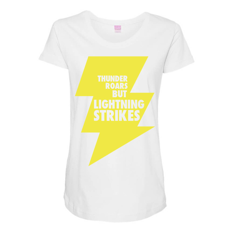 Lightning Strikes! Maternity Scoop Neck T-shirt by ashtahorion4 | Artistshot