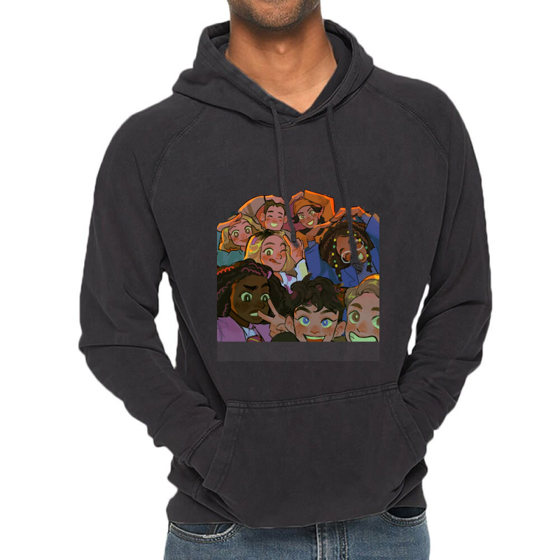 The Gang Goes To Paris! (heartstopper) Vintage Hoodie by Frank D Wear | Artistshot