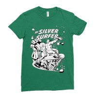 Silver Surfer 4 Ladies Fitted T-shirt | Artistshot