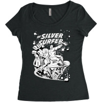 Silver Surfer 4 Women's Triblend Scoop T-shirt | Artistshot