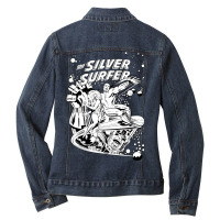 Silver Surfer 4 Ladies Denim Jacket | Artistshot