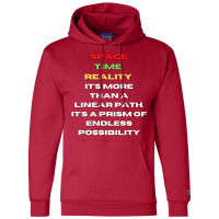 Space Time Realityperfect Gift Champion Hoodie | Artistshot