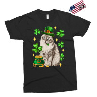 St. Patrick's Day Siberian Cat Exclusive T-shirt | Artistshot