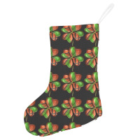 St. Patrick's Day Clover With Basketball Holiday Stocking | Artistshot