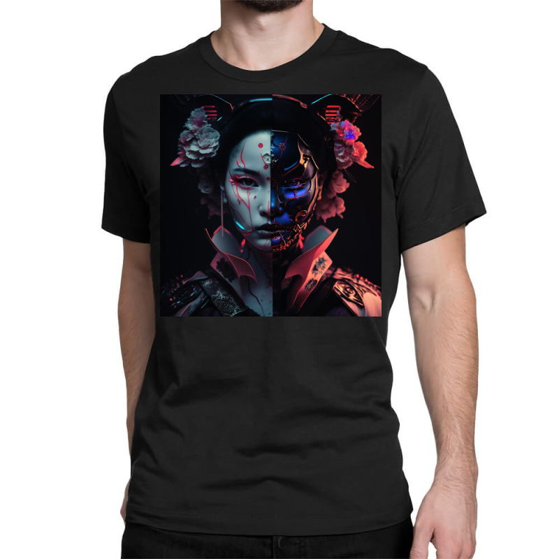 Two Faced Girl Classic T-shirt by Kailooma | Artistshot