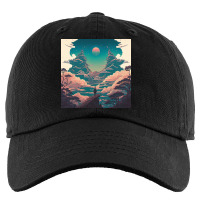 Lonely Boy Walked On The Moon Kids Cap | Artistshot