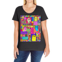 Animal Collective 6 Ladies Curvy T-shirt | Artistshot