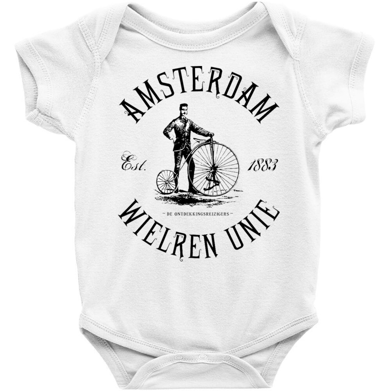 Amsterdam Bicycle Club Baby Bodysuit by jamesdan | Artistshot