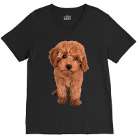 Ketchup Puppy V-neck Tee | Artistshot