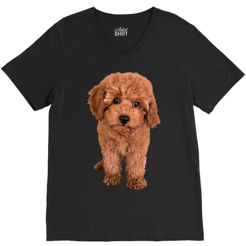 Ketchup Puppy V-neck Tee | Artistshot