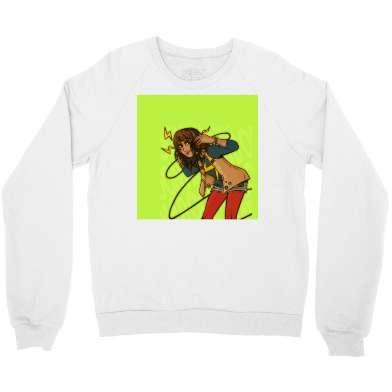 Kamala Khan Chiffon Top Crewneck Sweatshirt | Artistshot