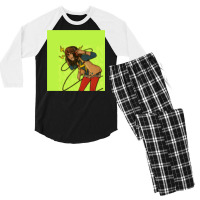 Kamala Khan Chiffon Top Men's 3/4 Sleeve Pajama Set | Artistshot