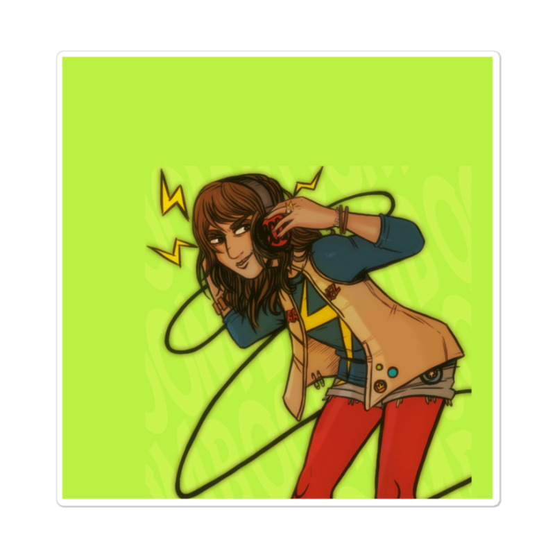 Kamala Khan Chiffon Top Sticker | Artistshot